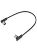Rockboard Câble MIDI plat - 30 cm - Black