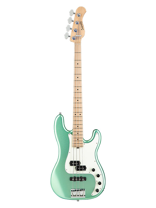 Sadowsky MetroLine, Hybrid PJ Vintage, 4 cordes, 21 frettes, ash - Sage Grn Metallic Satin