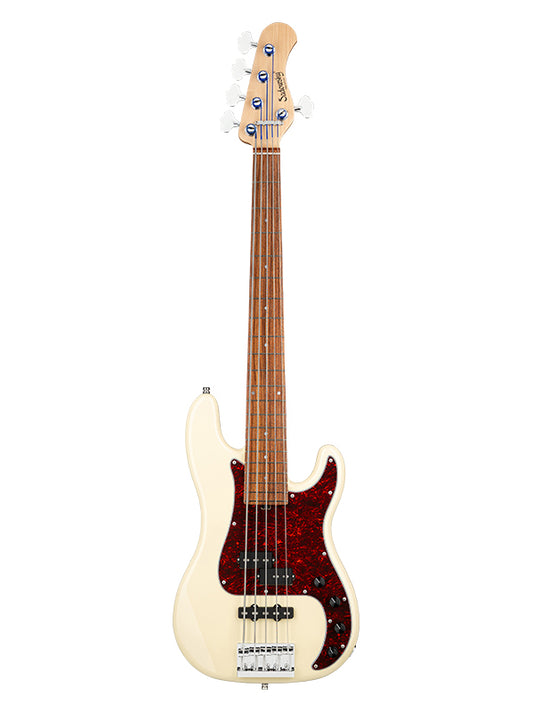 Sadowsky MetroLine, Hybrid PJ Vintage, 5 cordes, 21 frettes, alder - Olympic White