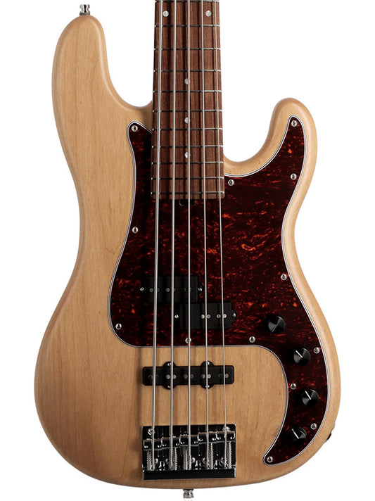 Sadowsky MetroLine, Hybrid PJ Vintage, 5 cordes, 21 frettes, alder - Natural Satin