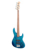 Sadowsky MetroLine, Modern Bass, 4 snaren, 24 frets, elzenhout – Ocean Blue Trans. Satin