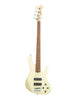Sadowsky MetroLine, moderne basgitaar, 4 snaren, 24 frets, elzenhout - Olympic White