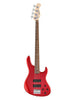 Sadowsky MetroLine, Modern Bass, 4-snarig, 24 frets, elzenhout - Candy Apple Red Metallic
