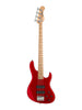 Sadowsky MetroLine, Modern Bass, 4-snarig, 24 frets, essen - Candy Apple Red Metallic