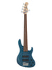 Sadowsky MetroLine, Modern Bass, 5 snaren, 25 frets, elzenhout – Dark Lake Placid Bl Mtl
