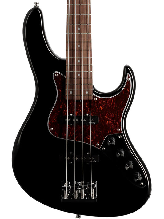 Sadowsky MetroLine, Vintage J Bass, 4 cordes, 24 frettes, alder - Black Pearl High Polish
