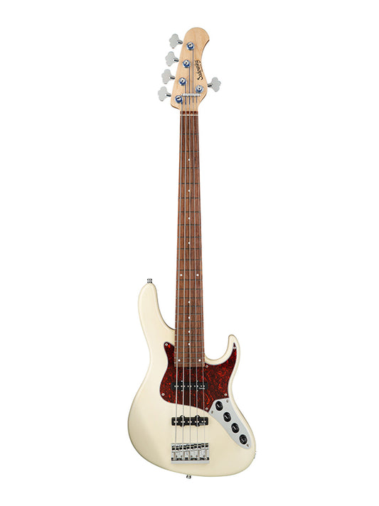 Sadowsky MetroLine, Vintage J Bass, 5 cordes, 24 frettes, alder - Olympic White