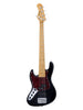 Sadowsky MetroExpress, Hybrid PJ, 5 cordes, 21 frettes, gaucher, gaucher - Black,Maple