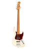 Sadowsky MetroExpress, Standard JJ, 4-snarig, fretloos met lijnen - Olympic White, Morado