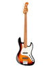 Sadowsky MetroExpress, Standard JJ, 4-snarig, fretless met lijnen – Tobacco Burst, morado