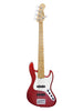 Sadowsky MetroExpress, Standard JJ, 5-snarig, 21 frets - Candy Apple Red, esdoorn