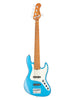 Sadowsky MetroExpress, Standard JJ, 5 snaren, 21 frets - Ocean Blue Metallic, esdoorn