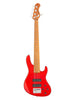 Sadowsky Metroexpress, Modern Bass, 5 cordes, 24 frettes - Candy Apple Red,Maple