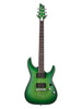 Schecter C-1 Platinum - Satijngroene burst