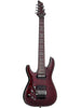 Schecter Hellraiser C-7 Floyd, Sustainiac, linkshandig – Black Cherry
