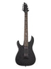 Schecter Damien 7, linkshandig – satijnzwart