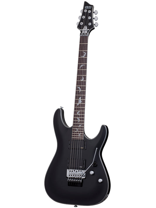 Schecter Damien Platinum, Floyd - Satin Black