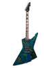 Schecter E-1 Electro Resin - transparant blauw