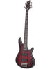 Schecter Hellraiser Extreme 5-bas – Crimson Red Burst Satin