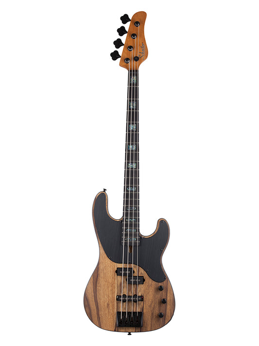 Schecter Model T4 Exotic - Black Limba