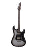 Schecter Nick Johnston Signature HH, Wembley, gemaakt in de VS - Silver Burst - Atomic Mercury