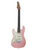 Schecter Nick Johnston Signature, SSS-elementen, linkshandig - Atomic Coral