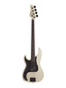 Schecter P4-bas, linkshandig – ivoorwit