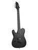 Schecter PT-7 Black multi-scale OPS, linkshandig - Satin Black Open Pore