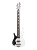 Schecter Stargazer-12-bas, linkshandig – glanzend wit
