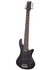 Schecter Stiletto Studio 6 - transparant zwart