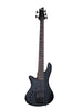 Schecter Stiletto Stealth 5, linkshandig – satijnzwart