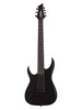 Schecter Sunset-7 Triad, linkshandig - glanzend zwart