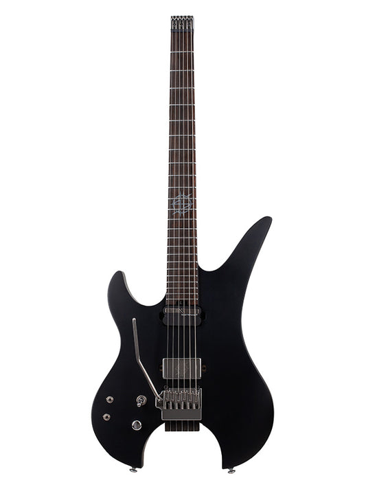 Schecter Synyster Gates Custom-6 Floyd, micro Sustainiac, headless, gaucher - Satin Black