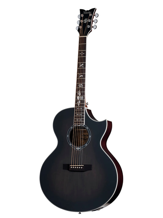 Schecter Synyster Gates acoustique GA SC - Trans Black Burst Satin