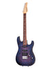 Schecter Sunset Custom II USA Production Series - Blauw karmozijnrode vlam - Ebbenhout