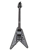 Schecter V-1 Pryzm Palladium - Hoogglanszwart