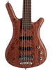 Warwick GPS Corvette Bubinga 5 actief – natuurlijk transparant satijn-lak afwerking