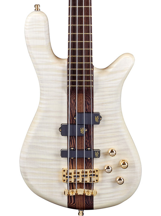 Warwick Masterbuilt Streamer Stage I, 4 cordes - Natural Oil Finish - Gold