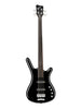 Warwick RockBass RockBass Corvette Basic 4 middellange fretloze basgitaar - effen zwart