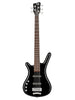 Warwick RockBass RockBass Corvette Basic 5 Medium Scale, linkshandig – effen zwart