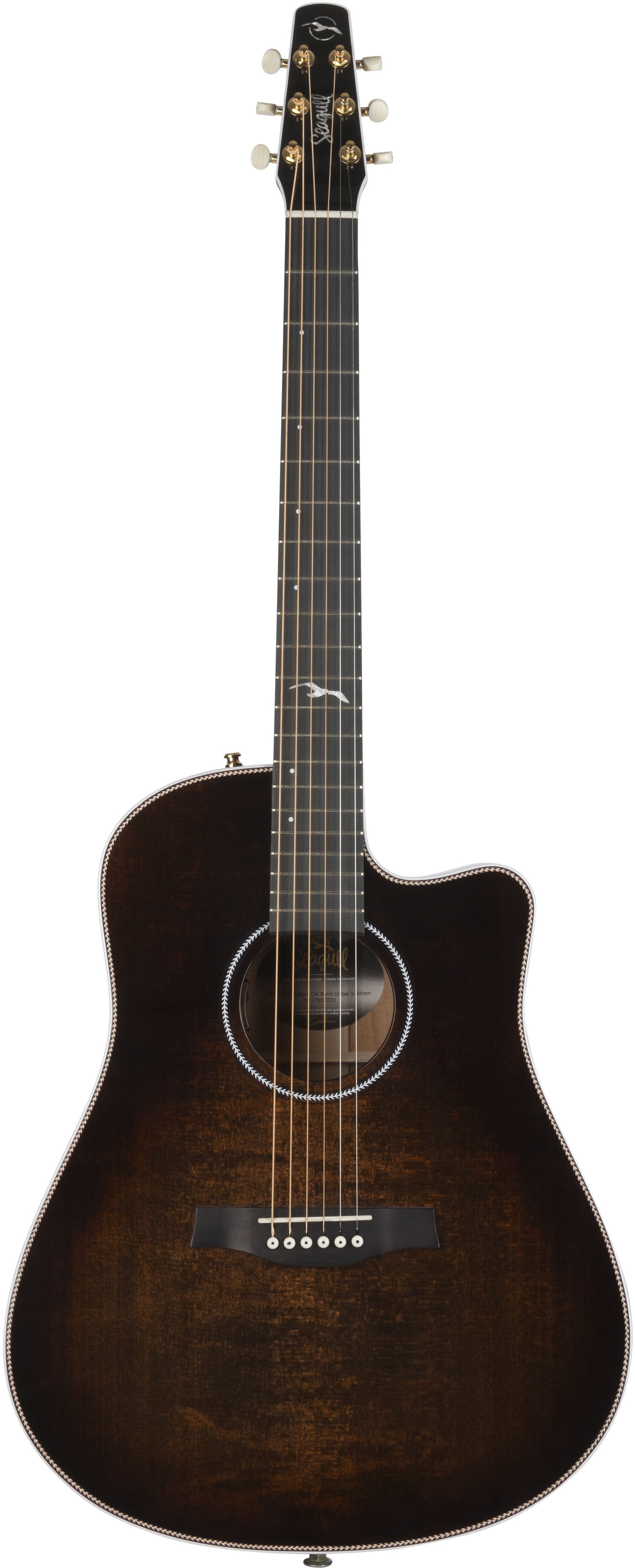 SEAGULL Artist Peppino Bourbon Burst + housse