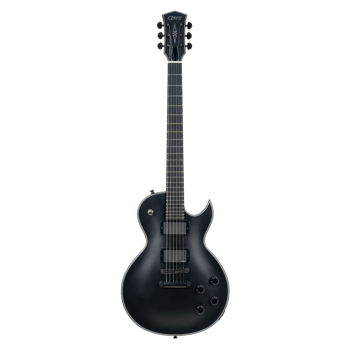 CORT CR300MT-BKS elektrische gitaar CR300MT zwart satijn glanzend