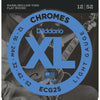 D'Addario Chromes ECG25 Light 12-52 platte schroefdraad