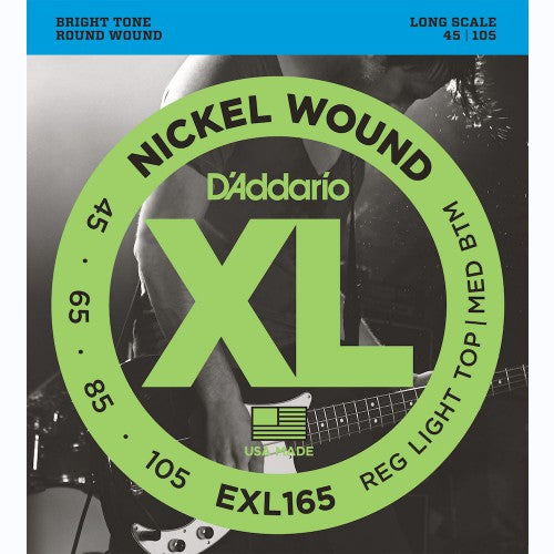 D'Addario EXL165 Custom Light 45-105