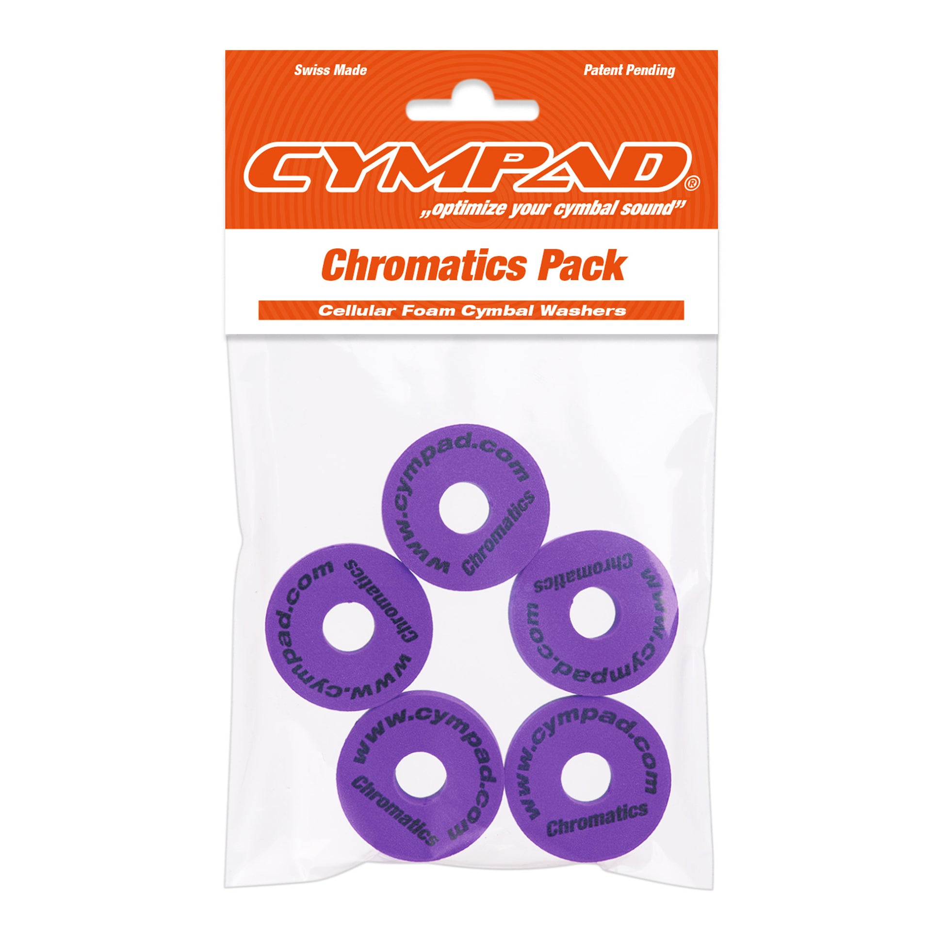 SET 5 PADS CYMPAD CHROMATICS VIOLET