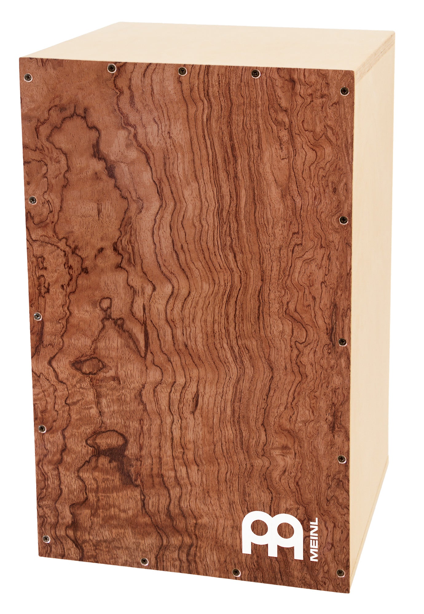 CAJON, KIT DELUXE COMPLET DE FABRICATION, TOUS LES OUTILS INCLUS, FAÇADE MAKE BURL, CORPS BOULEAU, 20.5 X 49 X 30.5CM, NATUREL