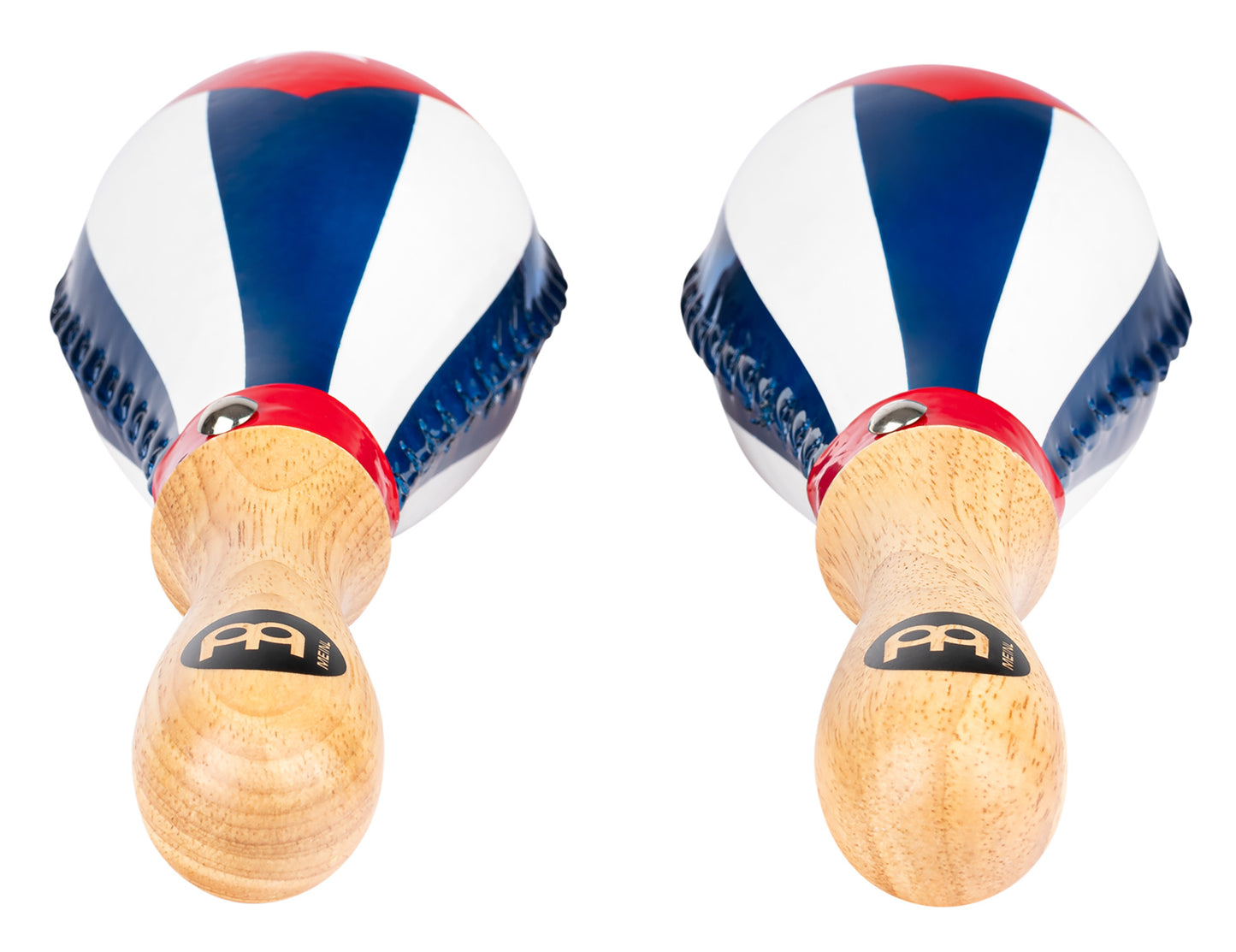 MARACAS MEINL PEAU ANIMALE MODELE STANDARD DRAPEAU CUBAIN