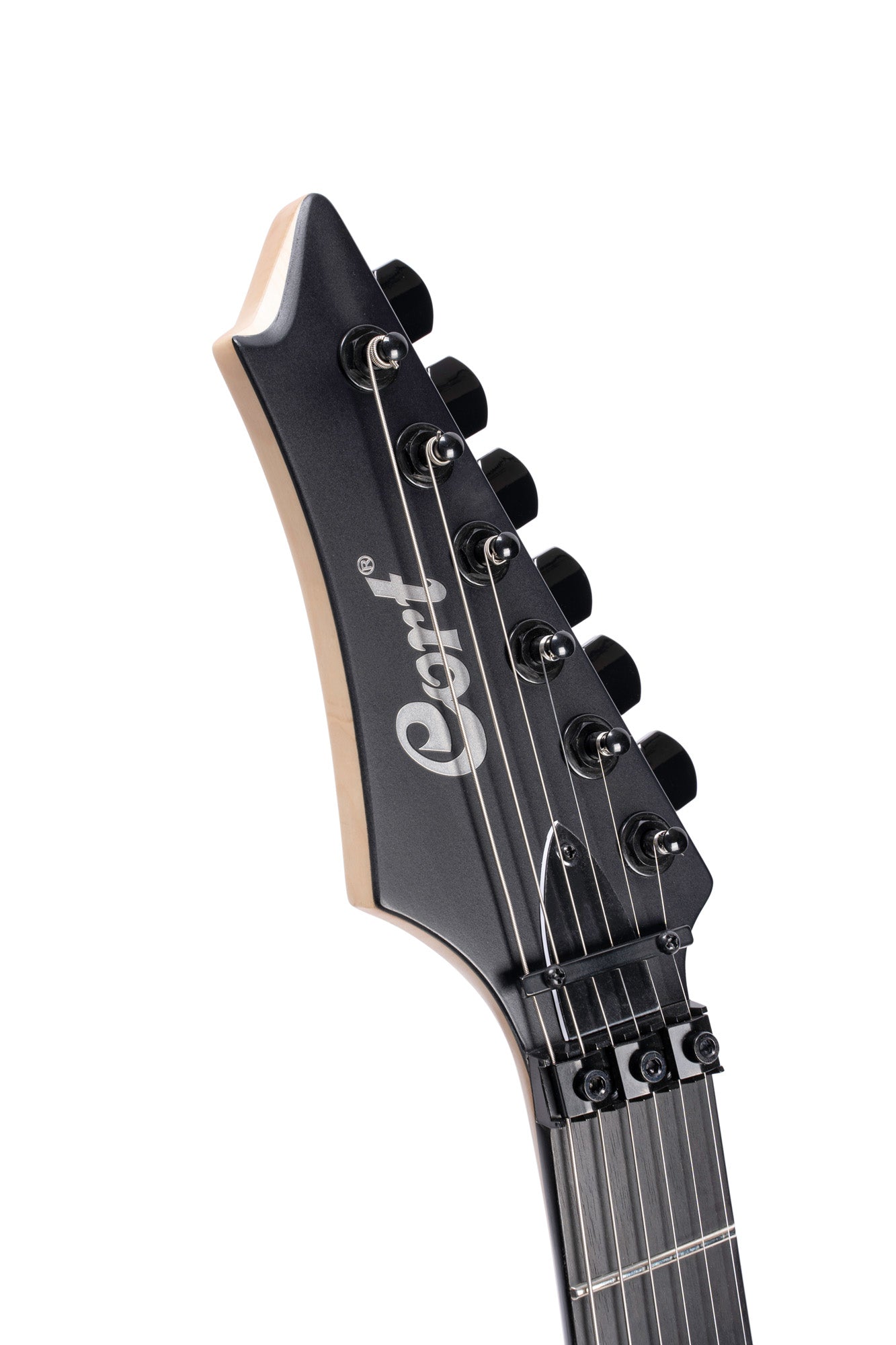 X500 Menace, corps acajou, table érable massif, manche collé 7 pièces, touche ébène, vibrato Floyd Rose, micros Seymour, noir