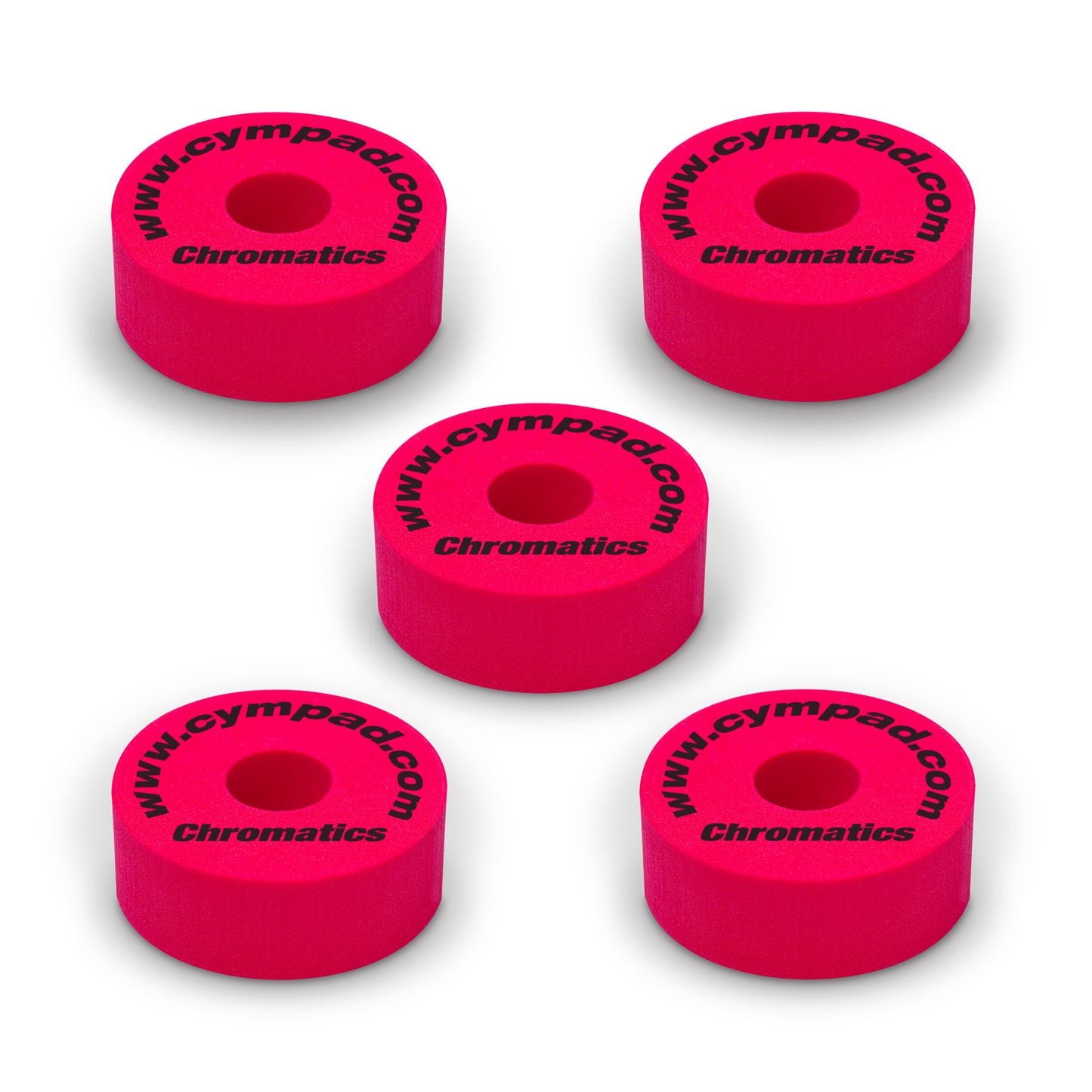 SET 5 PADS CYMPAD CHROMATICS ROUGE