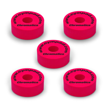 SET 5 PADS CYMPAD CHROMATICS ROUGE